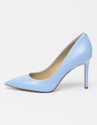 Sam Edelman Кожени обувки Hazel с остър връх Небесносин
