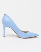 Sam Edelman Кожени обувки Hazel с остър връх Небесносин
