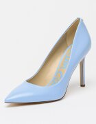 Sam Edelman Кожени обувки Hazel с остър връх Небесносин