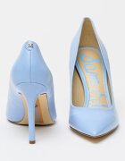 Sam Edelman Кожени обувки Hazel с остър връх Небесносин