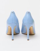 Sam Edelman Кожени обувки Hazel с остър връх Небесносин