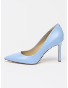 Sam Edelman Кожени обувки Hazel с остър връх - Небесносин