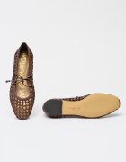 Sam Edelman Пантофки Marcie Mary Jane от еко кожа Тъмнокафяв