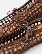 Sam Edelman Пантофки Marcie Mary Jane от еко кожа Тъмнокафяв