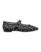 Sam Edelman Пантофки Michael тип Mary-Jane - Черен/Тъмносребрист
