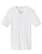 SCHIESSER REVIVAL Памучна тениска с деколте Henley