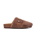 Scholl Alaska 3.0 F31620 Кафяви джапанки - Набук кожа