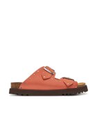 Scholl Дамски чехли Coral/Сребрист - естествена кожа