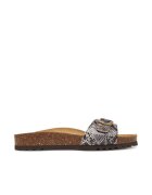 Scholl Дамски чехли Slapi модел 1002 Estelle - екологична кожа - бежови