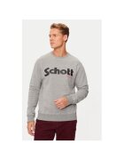 Schott NYC Мъжка блуза - 304869891 - Памук - Сива