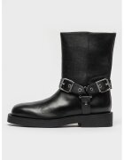 Schutz Кожени боти Keira - Избеляло черно