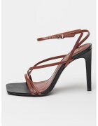 Schutz Кожени сандали Bari с каишки - Светлокафяв