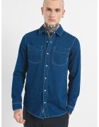 Scotch  Soda Дънкова риза с контрастни шевове