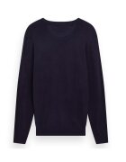 Scotch  Soda Пуловер с овално деколте Тъмносин