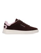 Scotch  Soda Велурени спортни обувки с нисък профил - Коняк кафяв/Пастелнорозов