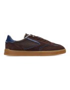 Scotch  Soda Велурени спортни обувки със синтетика - Тъмнокафяв/Тъмносин