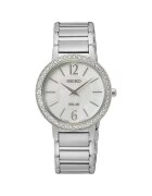 Seiko Часовник дамски - Solar SUP467P1 - кварцов - инокс