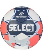 Select Топка за хандбал Ultimate EHF EURO 2026 - официална топка за игра - Бял/Тъмносин
