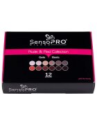 Senso pro Комплект от 12 цветни UV гелове SensoPRO Milano - Nude & Red Collection