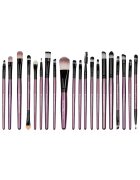 SensoPRO Комплект от 20 четки за грим Mauve Brushes Включен калъф за съхранение