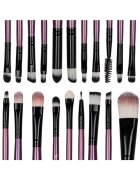 SensoPRO Комплект от 20 четки за грим Mauve Brushes Включен калъф за съхранение