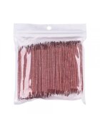 SensoPRO Milano Избутвачи за кожички Clear Red - Комплект от 100 части