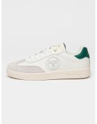 Sergio Tacchini Кожени спортни обувки Taormina с велур - Бял/Аква зелено