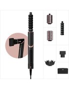 Shark Маша за коса FlexStyle HD446SLEU - 5 в 1 - Черен/Розово