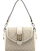 SilverPolo Чанта за рамо със сиво - Светло сив - 21 x 26 x 12 см