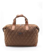 SilverPolo Елегантна duffle чанта - Тъмнокафяв - 33 x 45 x 15 CM