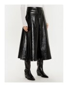 Sisley Дамска пола - 304295195 - Екокожа - Черна
