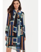 Sisley Дамска рокля - 304280375 - Вискоза - Многоцветна