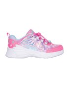 Skechers Бляскави спортни обувки Dream Racer с LED светлини - Розово/Светлосин
