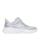 Skechers Бляскави спортни обувки Wave 92 с велкро - Пастелносин/Светло сив/Прашно розово