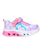 Skechers Боти Flutter Heart Lights с LED светлини - Яркорозово/Лилав/Син