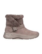 Skechers Боти Go Walk Arch Fit от велур