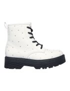 Skechers Боти Gravlen с декоративни камъни - Бял/Черен