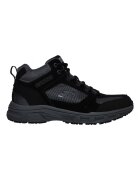 Skechers Боти Oak Canyo Ironhide от велур и текстил Черен