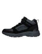 Skechers Боти Oak Canyo Ironhide от велур и текстил Черен