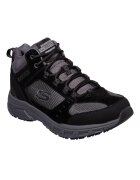 Skechers Боти Oak Canyo Ironhide от велур и текстил Черен