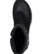 Skechers Боти от еко кожа Synergy Lovely Collab с цип Черен