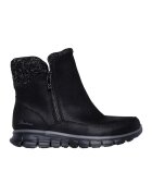 Skechers Боти от еко кожа Synergy Lovely Collab с цип - Черен
