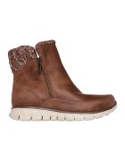 Skechers Боти от еко кожа Synergy Lovely Collab с цип - Кафяв