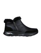 Skechers Боти от велур и кожа Arch Fit с еко пух