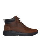 Skechers Боти Parson от кожа и еко кожа - Канелено кафяво