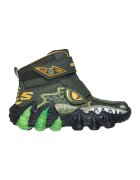 Skechers Боти с шарка - велкро и LED светлини - Оранжев/Зелени аспержи