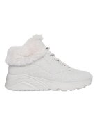 Skechers Боти Uno Lite с еко пух Бял