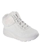 Skechers Боти Uno Lite с еко пух Бял