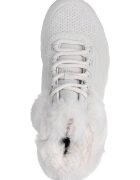Skechers Боти Uno Lite с еко пух Бял