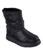 Skechers Ботуши до средата на прасеца Keep Sakes Lite Freezing от еко кожа Черен